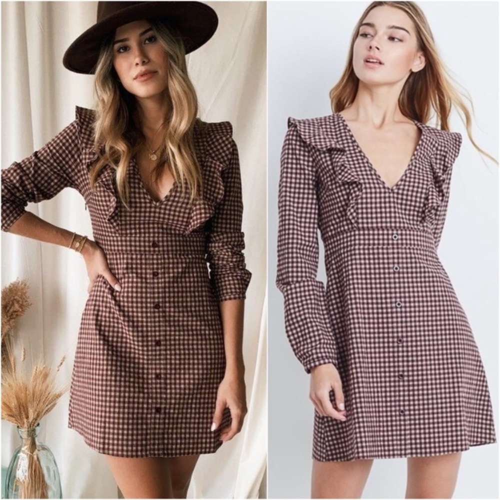 NWT Women’s Gingham plaid dress
